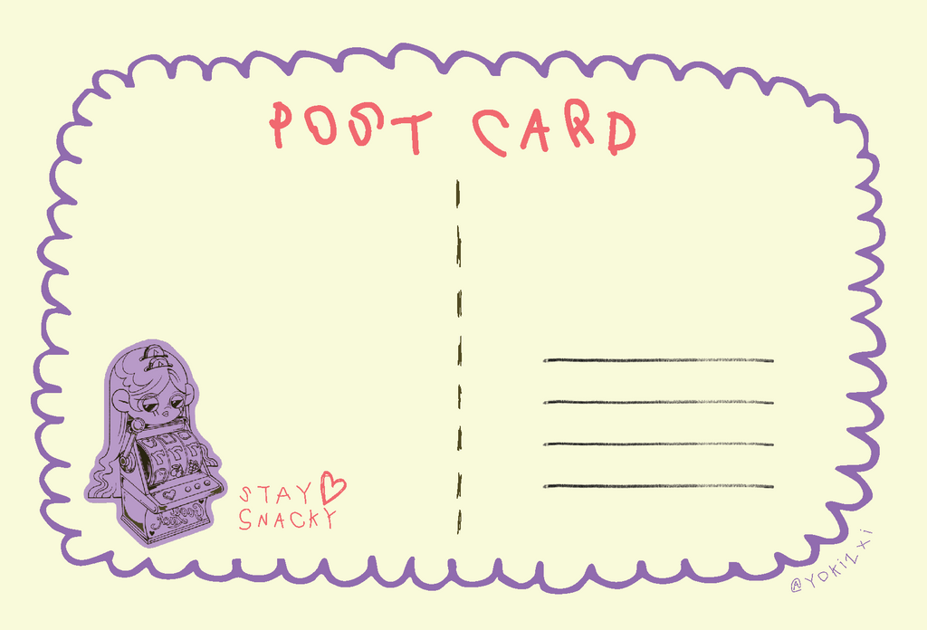 Machine Girls Post Card Bundle