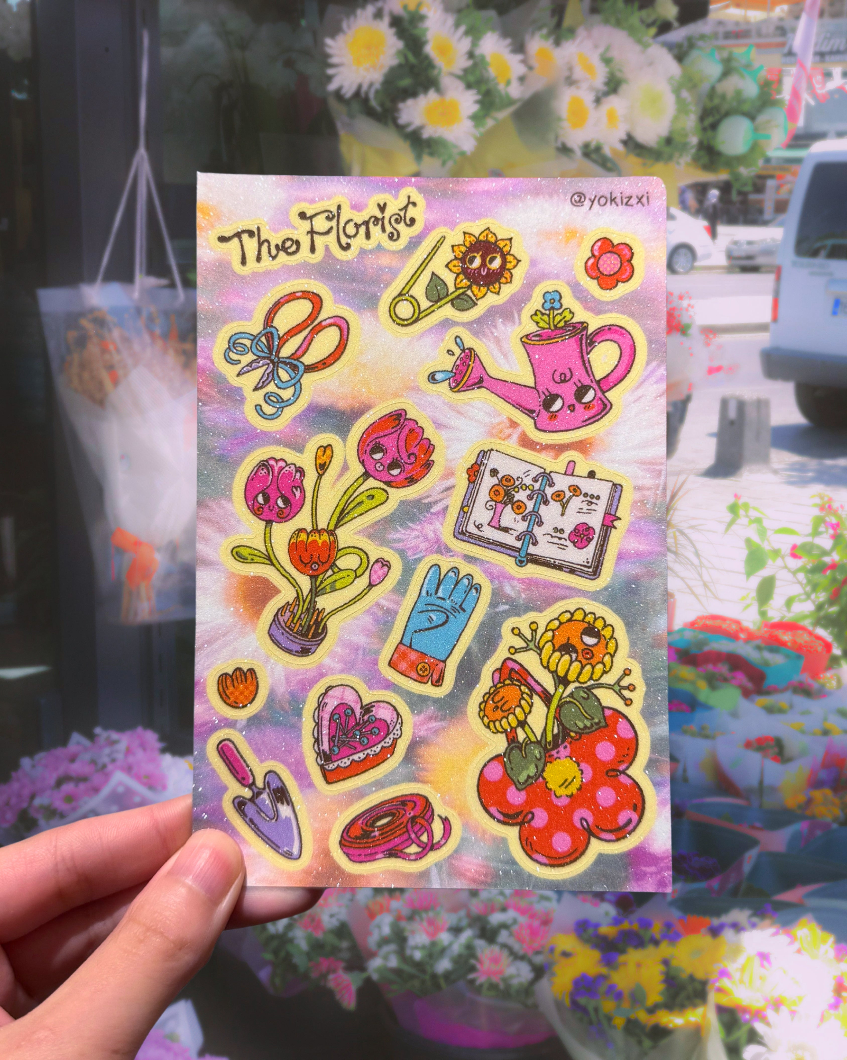 Florist Toolkit Sticker Sheet