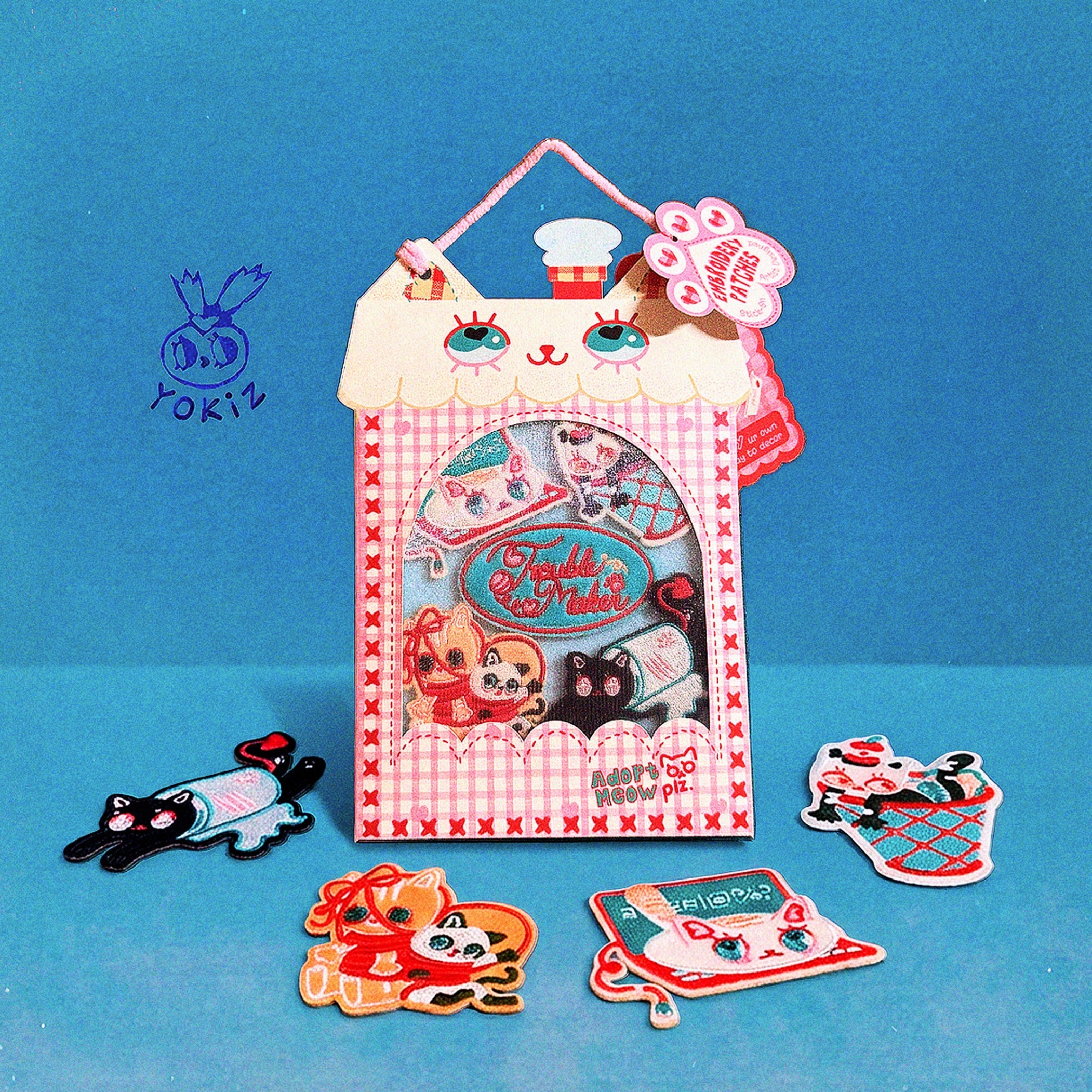 [LIMITED EDITION] Trouble Maker Cats Embroidery Patches