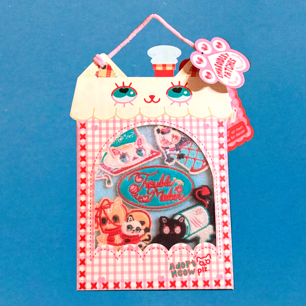 [LIMITED EDITION] Trouble Maker Cats Embroidery Patches