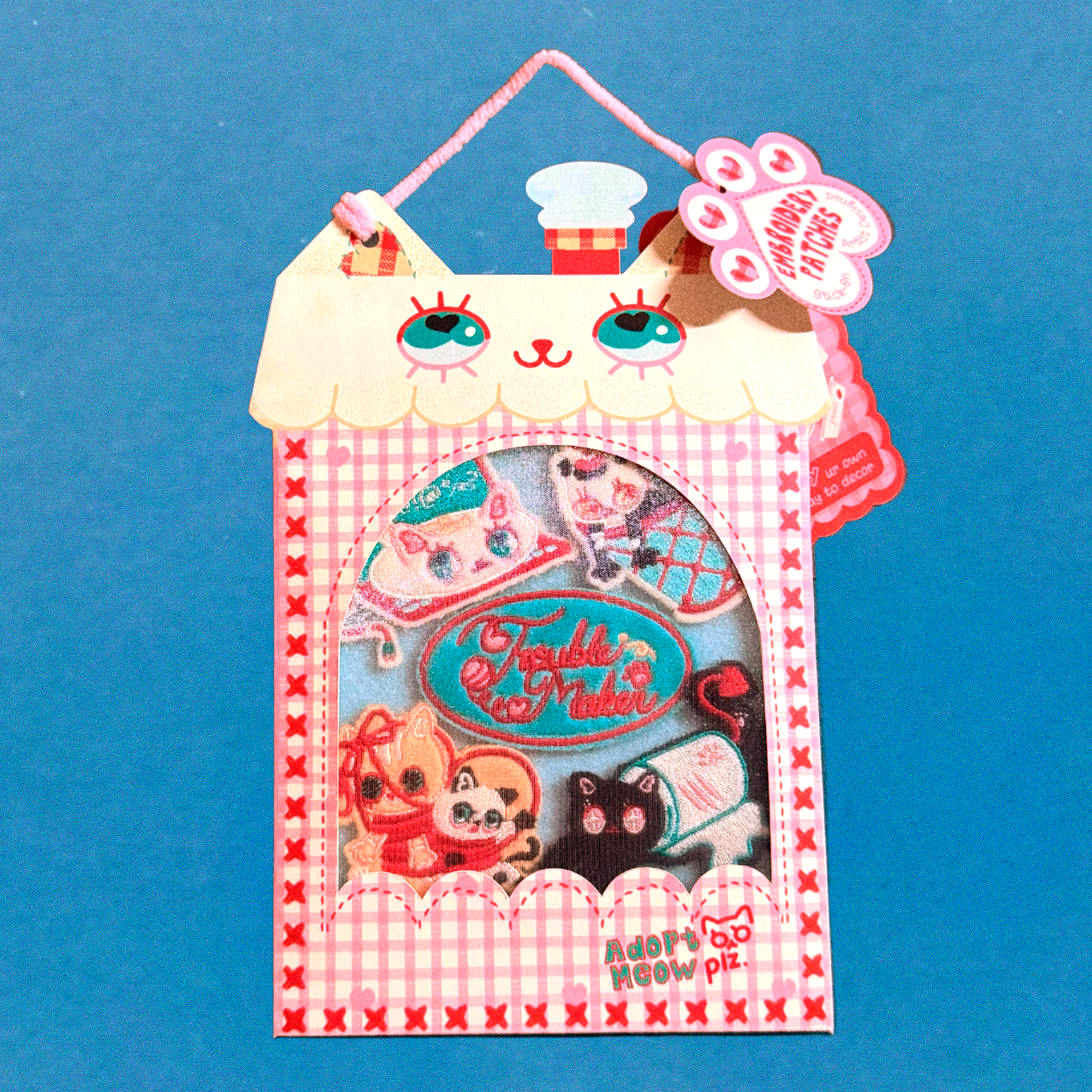 [LIMITED EDITION] Trouble Maker Cats Embroidery Patches