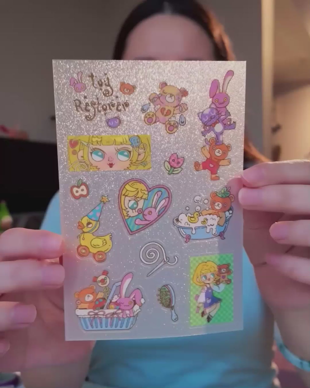 Toy Restorer Toolkit Sticker Sheet