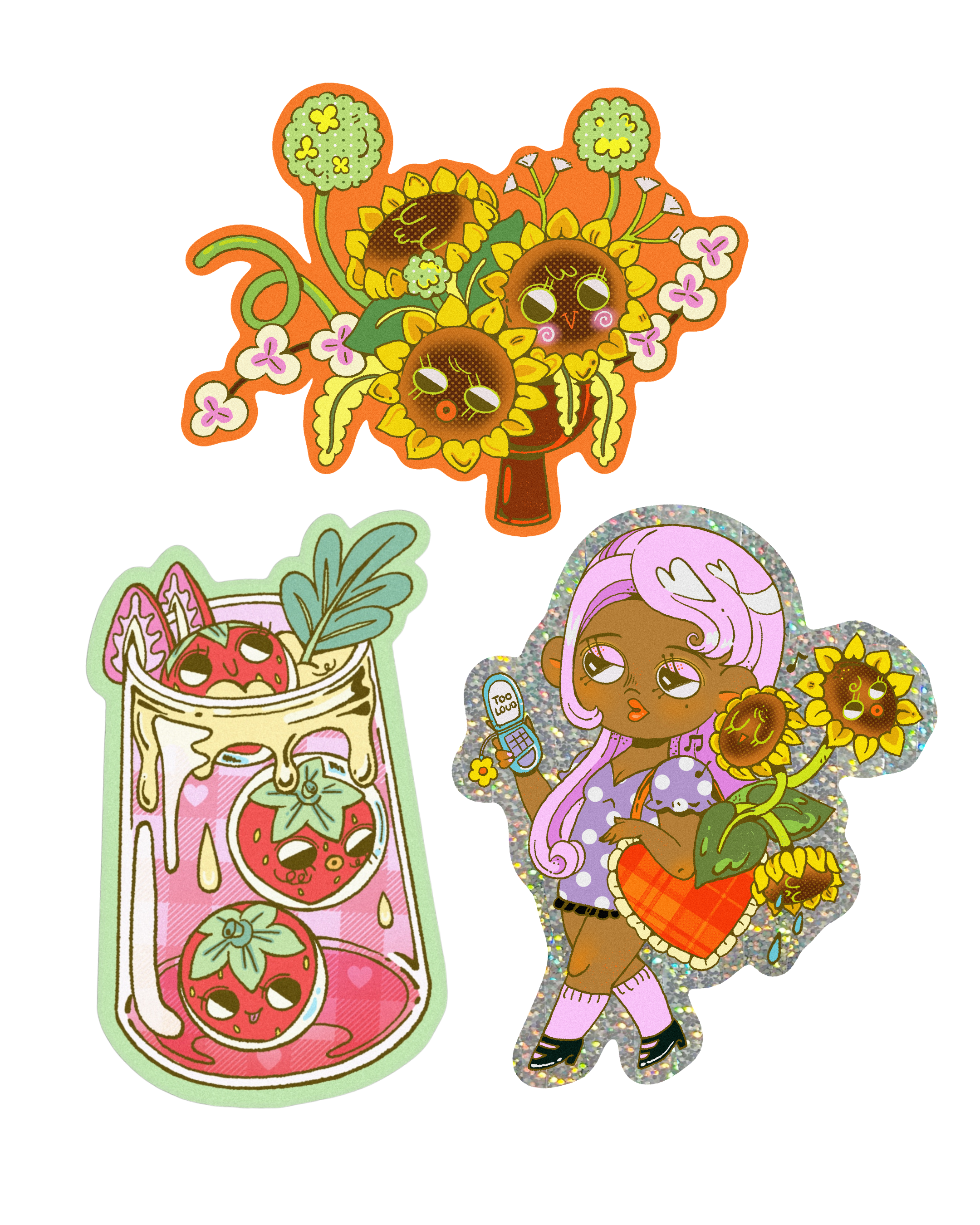 Pick Any 3 Die Cut Stickers